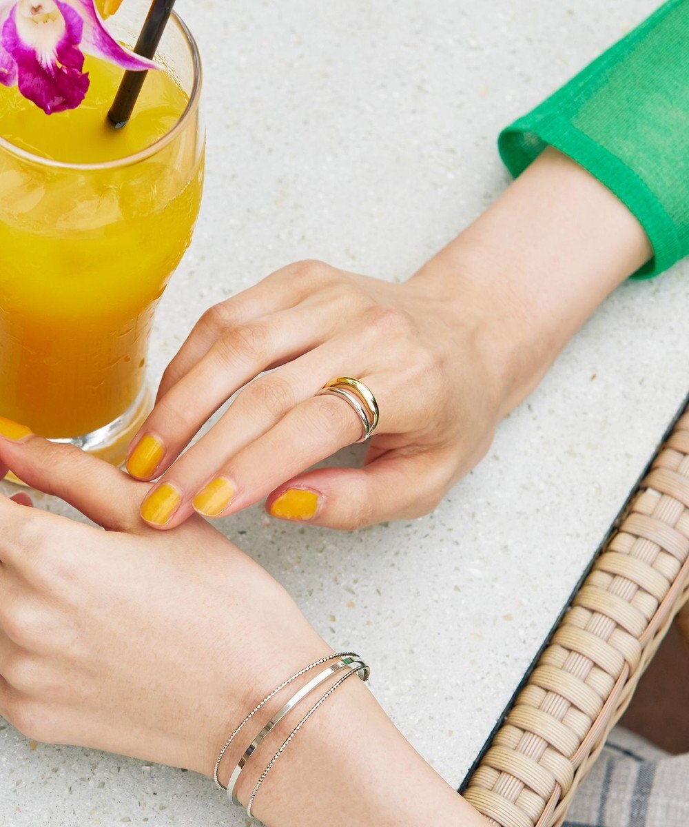 Tiaclasse ゴールド×シルバーリング 