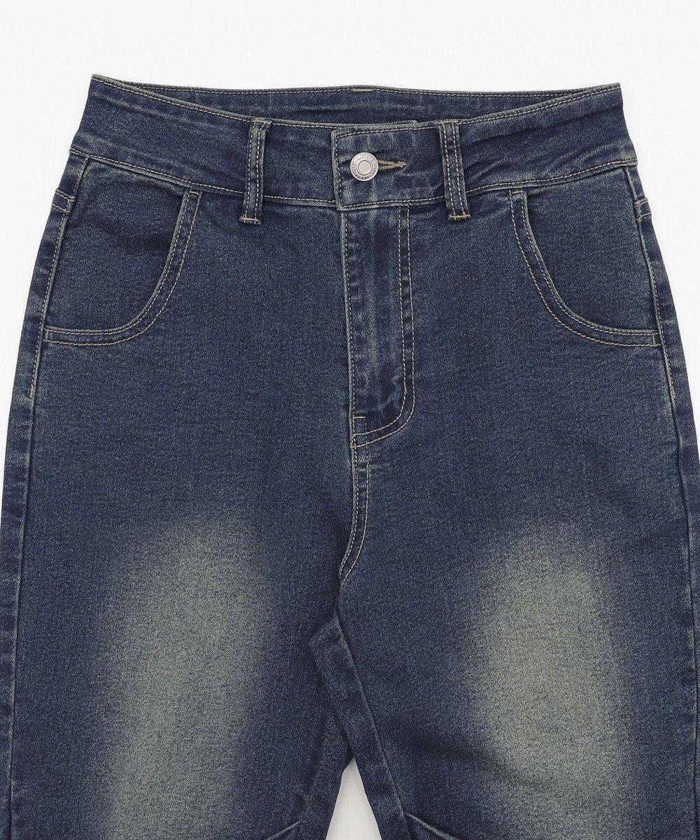 WEGO ギャザーデニムフレアパンツ 