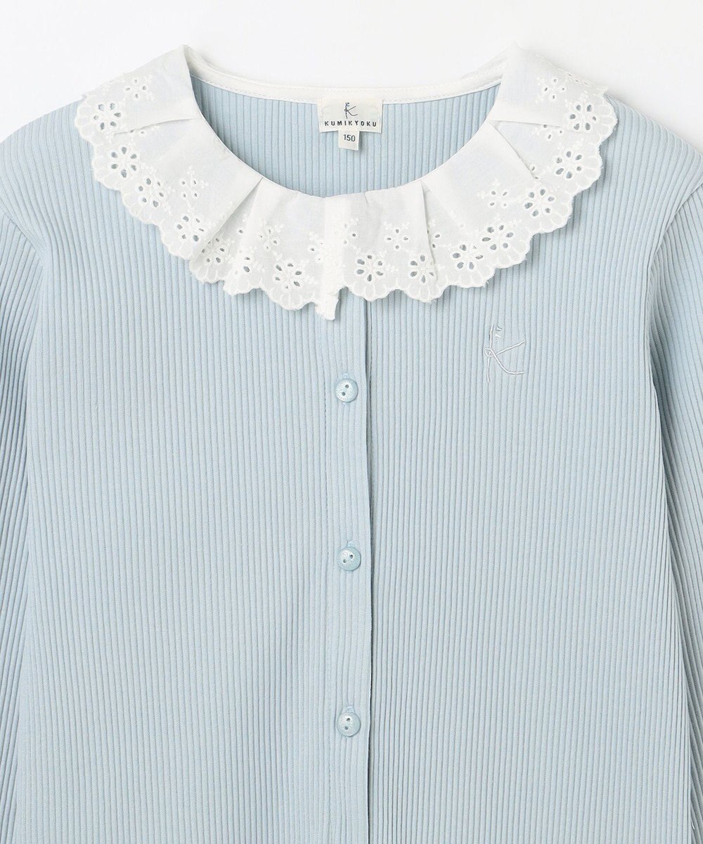 組曲 KIDS 【150-160㎝】フリルリブ2WAY トップス 