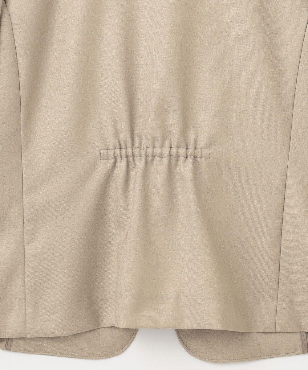 J.PRESS LADIES L 【セットアップ対応・洗える・UVケア・吸水速乾】OXIJEWELストレッチ ノーカラー ジャケット 