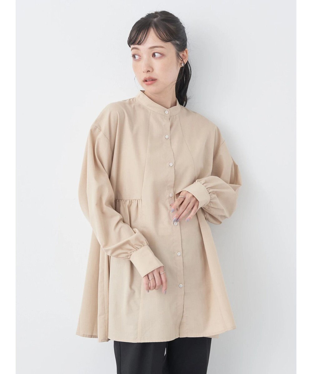 earth music&ecology サイドティアードチュニック 