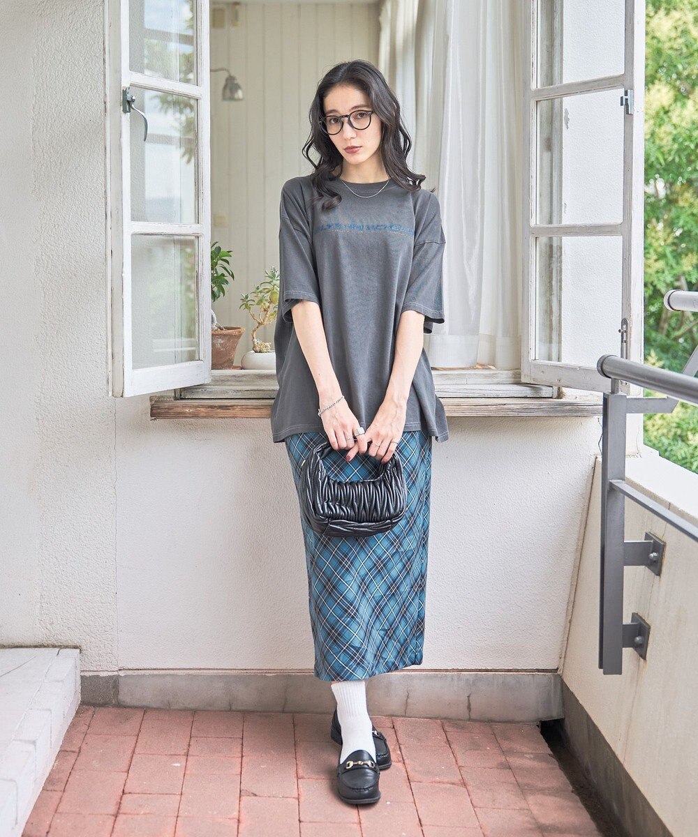 WEGO 【新色追加/ユニセックス着用アイテム/手洗い可/SMLサイズ展開】ピグメントグラフィックT（S） 