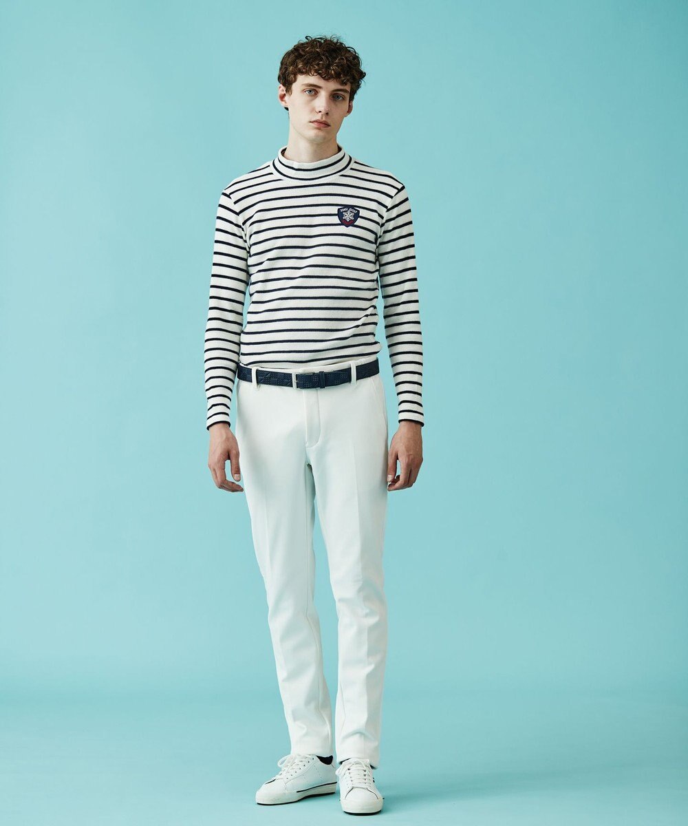 23区GOLF 今シーズンはボーダー柄も仲間入り！【MEN】【吸湿発熱】グランサーモボーダー カットソー 