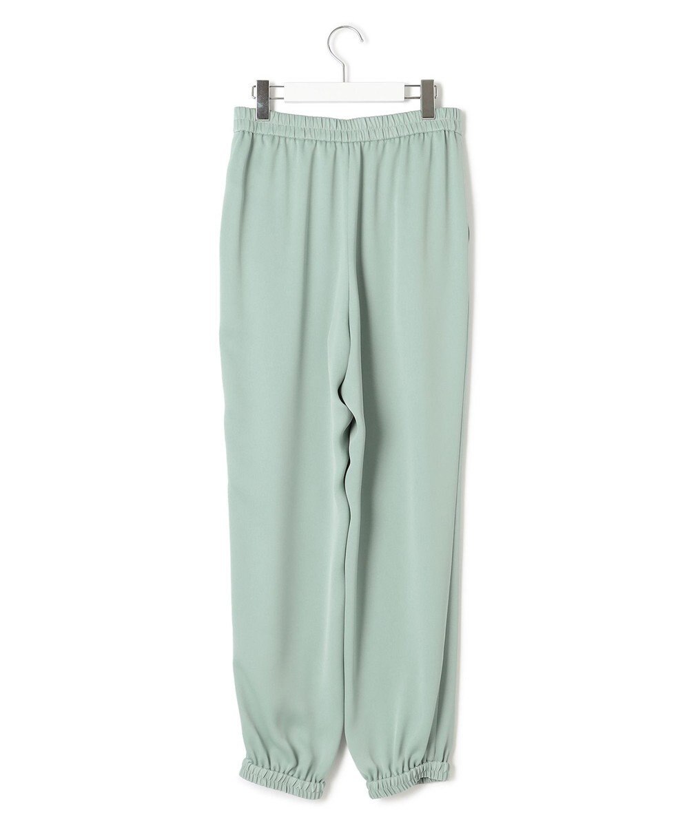 23区 L 【防シワ性/吸水速乾】ジョーゼットサテン ジョグパンツ 