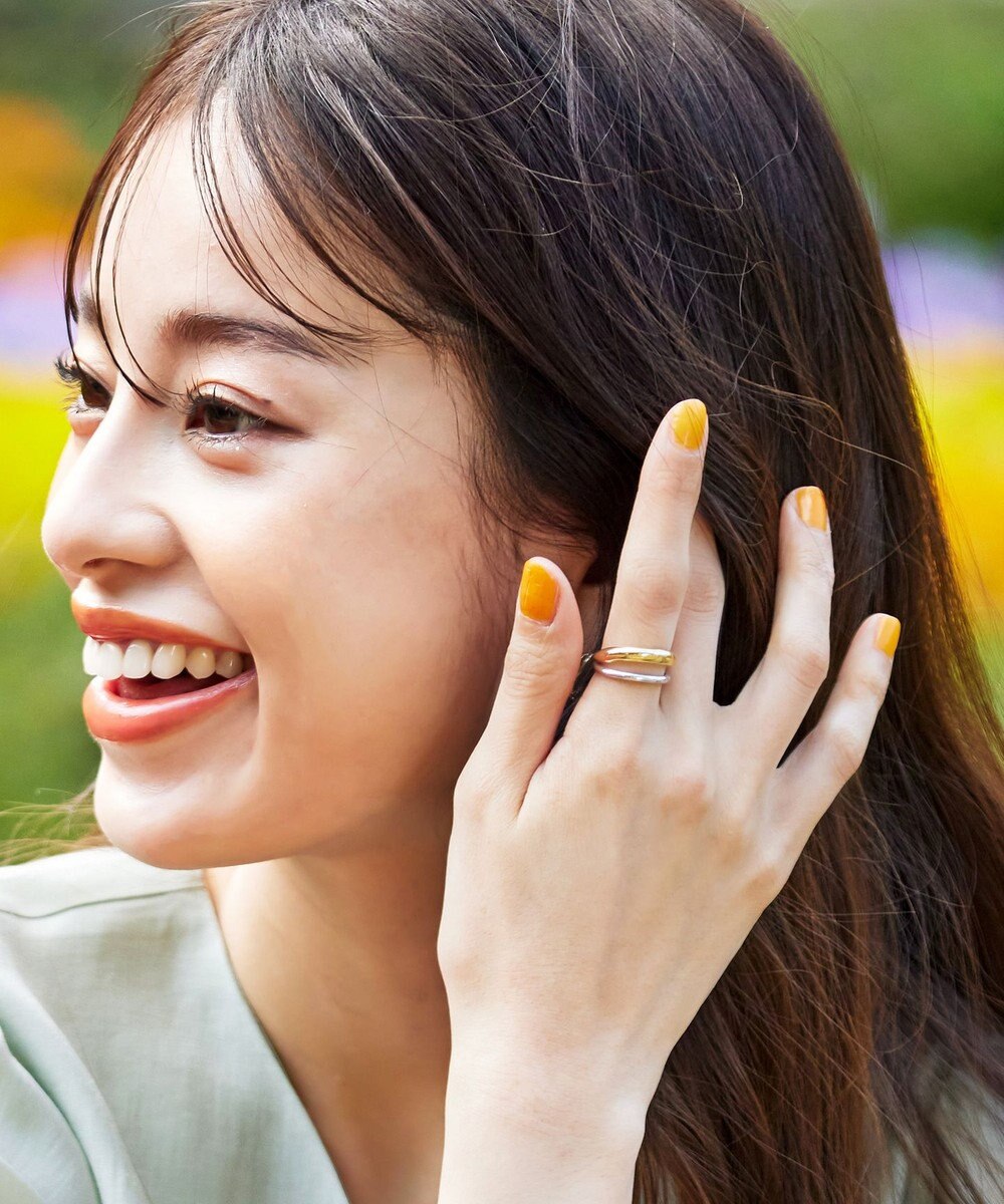 Tiaclasse ゴールド×シルバーリング 