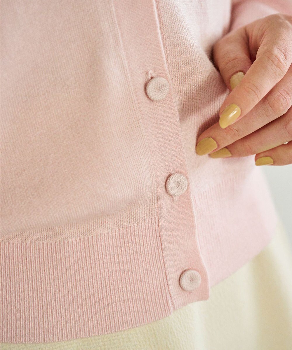 #Newans 【カシミヤ混】コンパクトニットカーディガン 