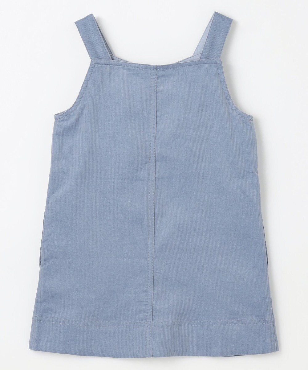 組曲 KIDS 【100㎝】モノトーンフラワーコーデュロイ ワンピース 