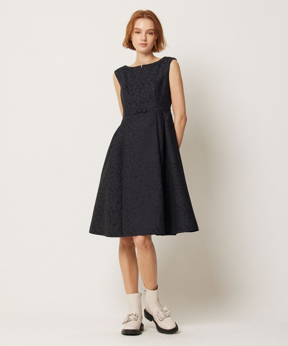TOCCA 【WEB限定カラーあり】【消臭・洗える】RIBBON LABYRINTH JACQUARD ドレス 