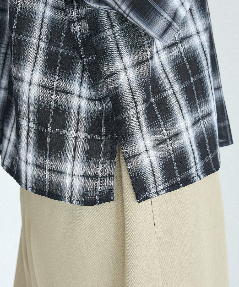 CRAFT STANDARD BOUTIQUE バックギャザーポンチョシャツ 