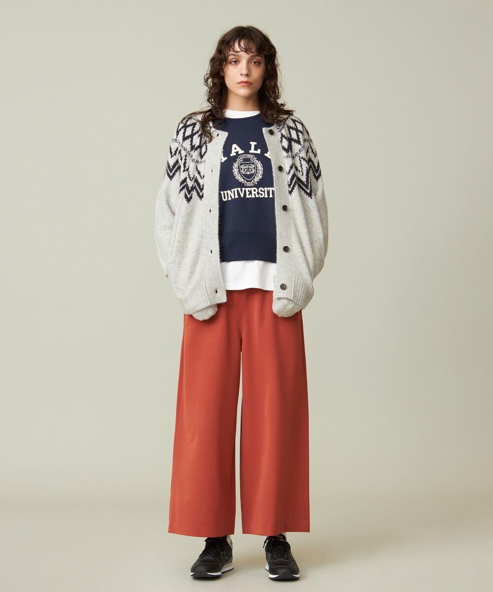 J.PRESS YORK STREET 【UNISEX】FOXMIX ノルディックカウチン ニットカーディガン 