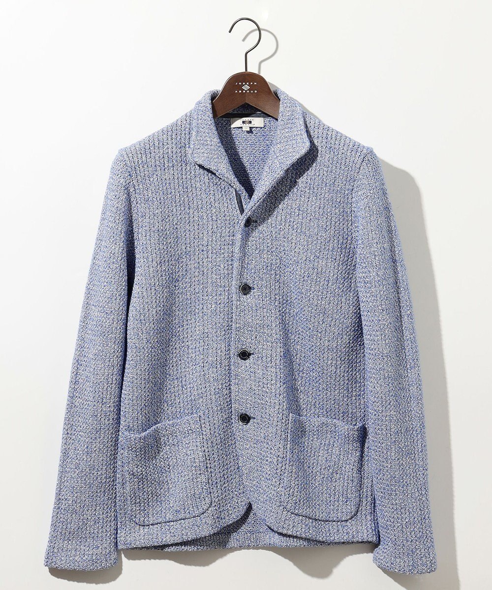 JOSEPH ABBOUD 【和紙使用エコ素材/日本素材/軽量/通気性/速乾性】和紙ムリネ ニット ジャケット 