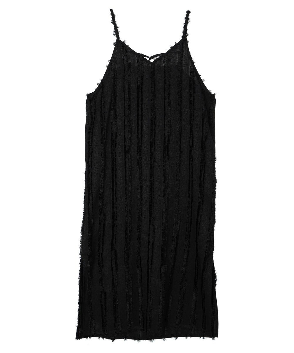 Green Parks フェザージャガードキャミワンピース 