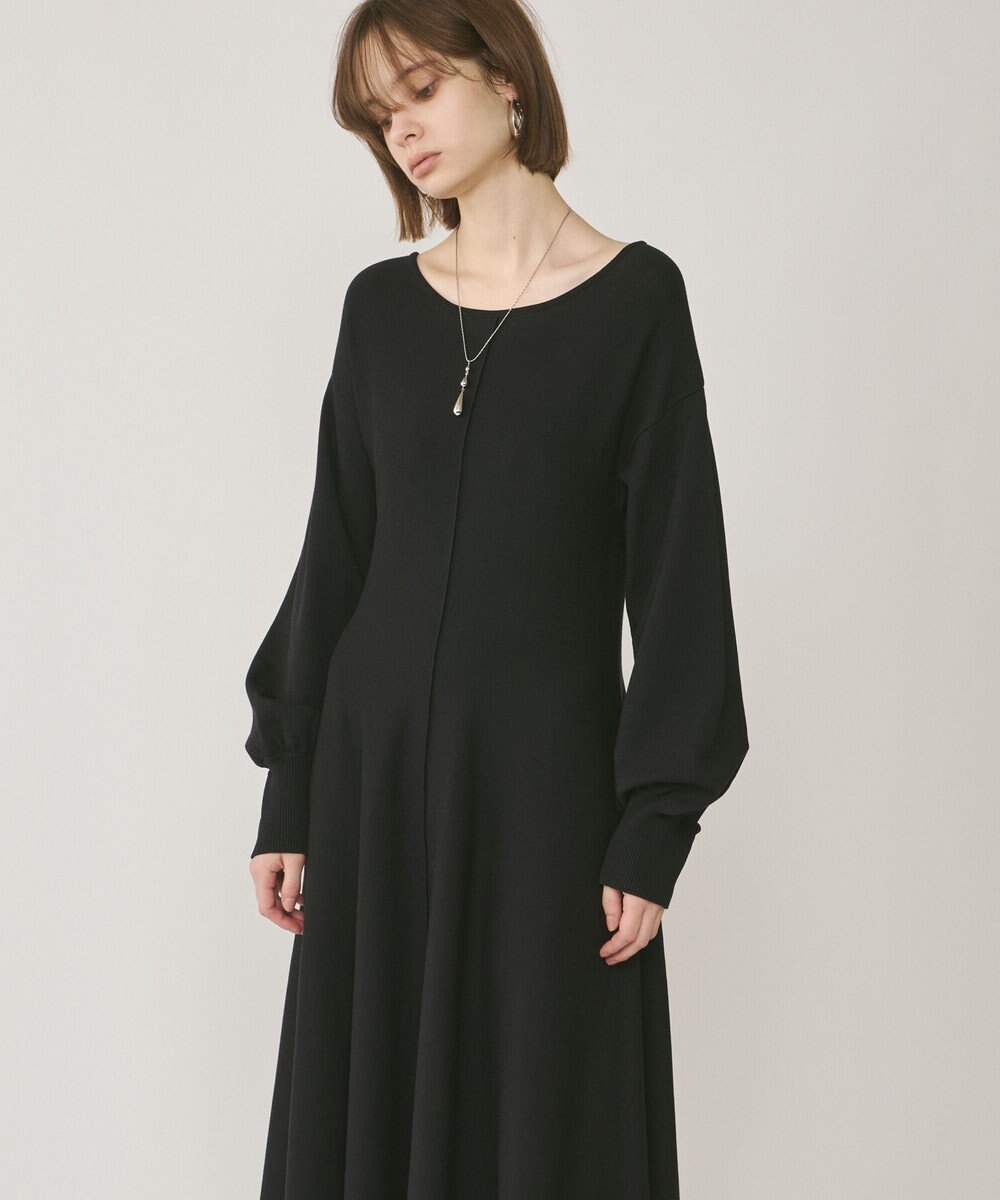 GRACE CONTINENTAL バックオープンニットワンピース 