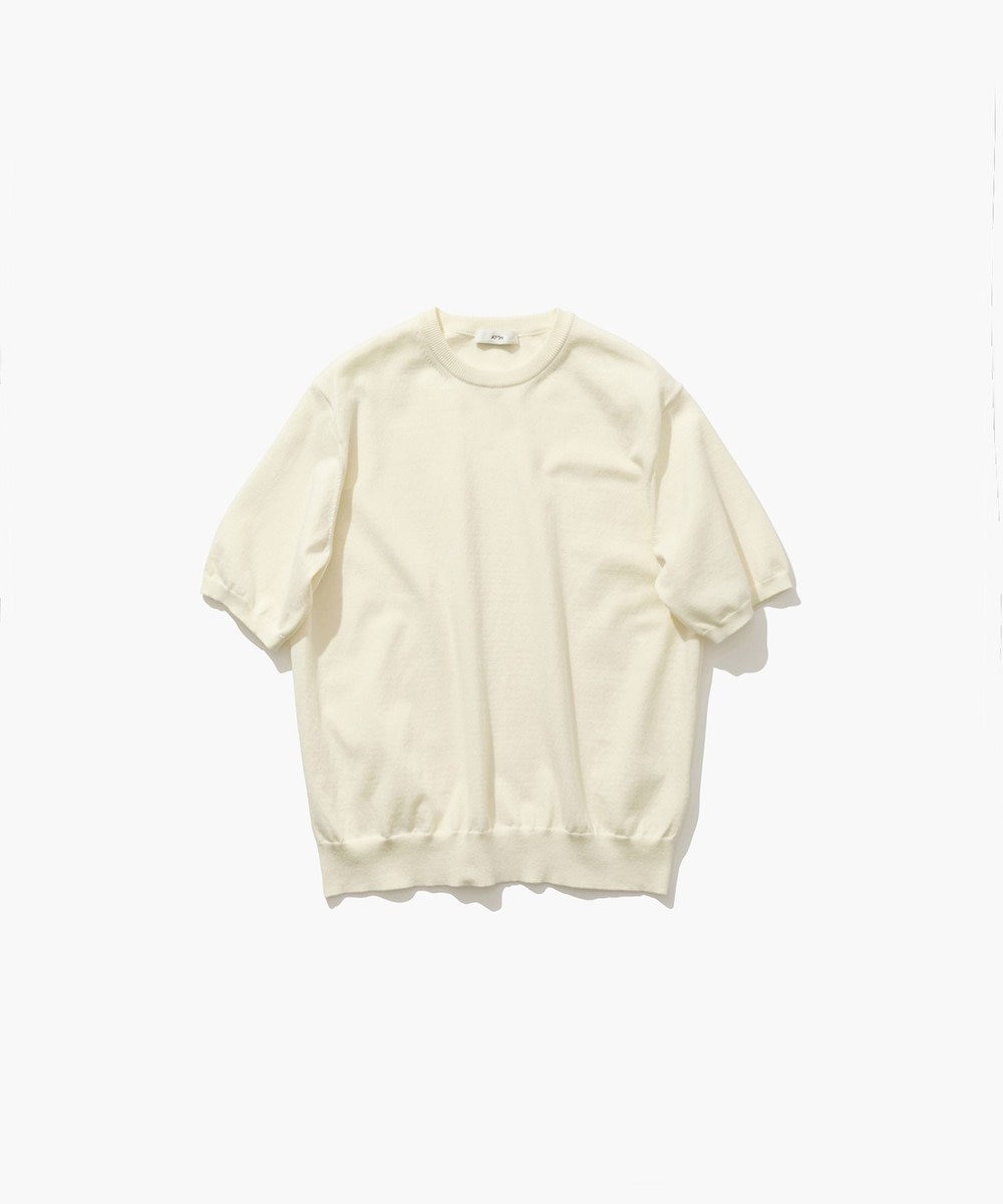 ATON FINE COMPACT COTTON | クルーネックセーター 