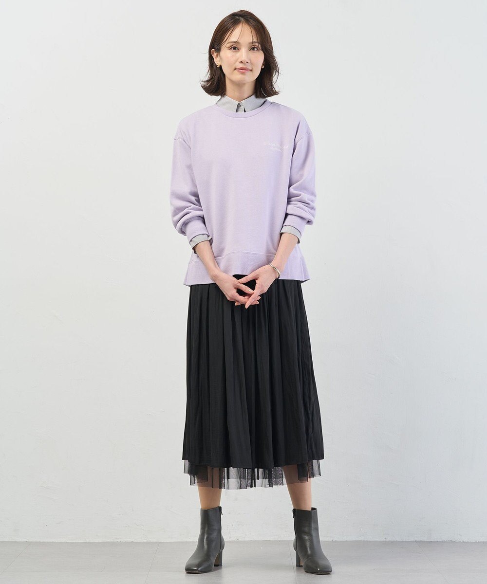 J.PRESS LADIES S 【WEB限定】ロゴ裏毛 スウェット 