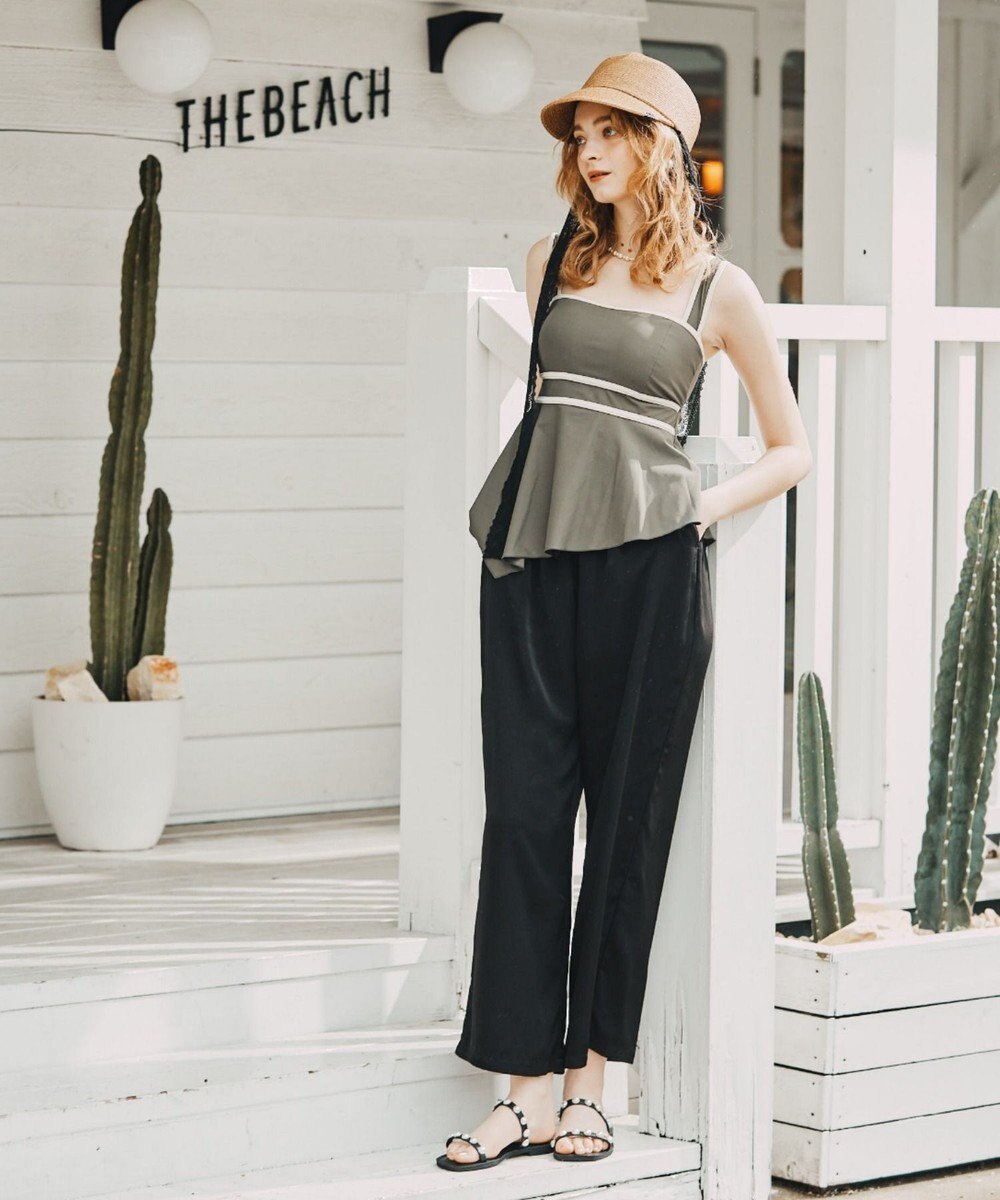 San-ai Resort（三愛水着楽園） 【SALE】【UPF50＋】　ロングパンツ　M【Coral veil（コーラルヴェール）】 