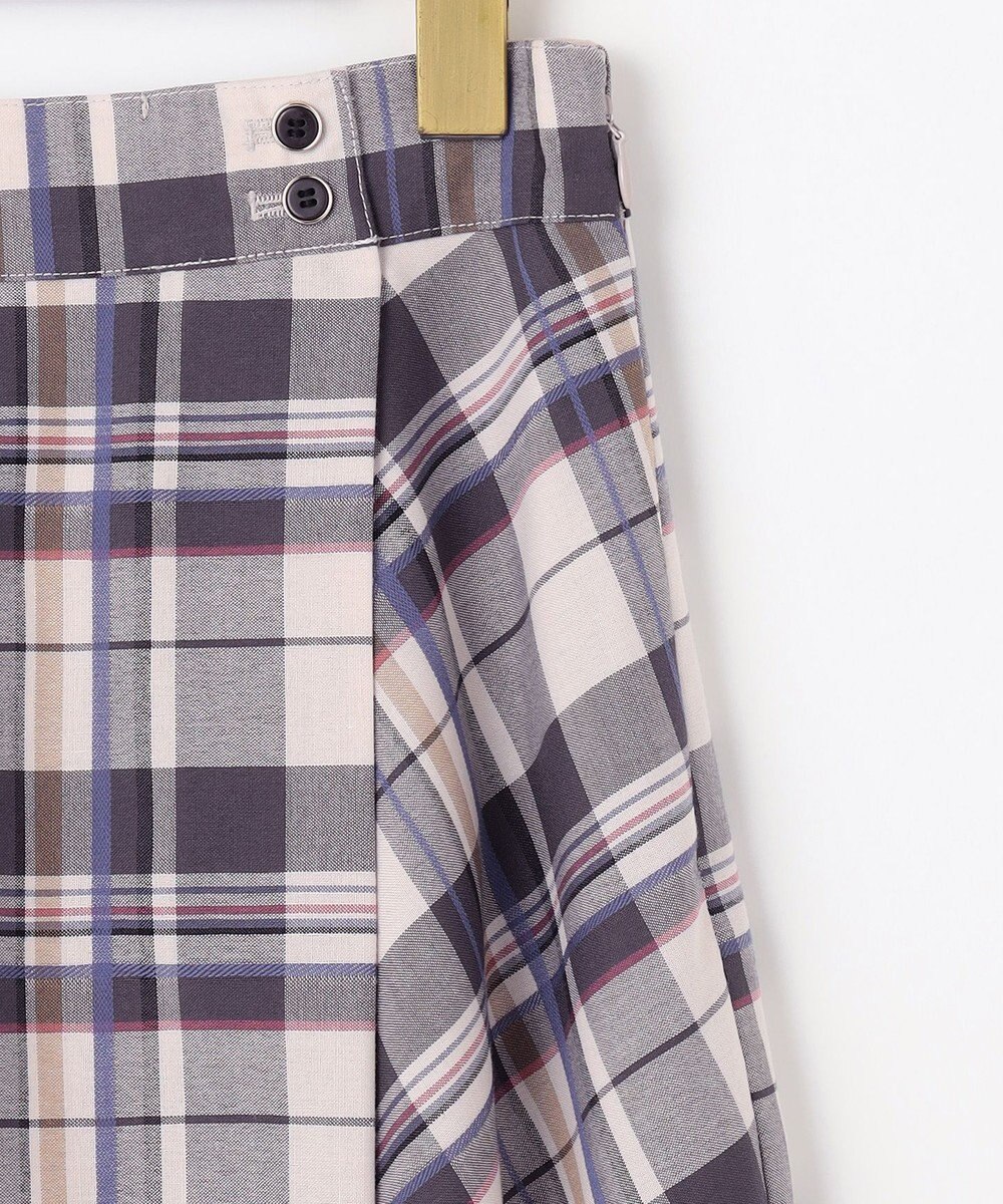 ANY SIS 【洗える】ライトカラーチェック スカート 