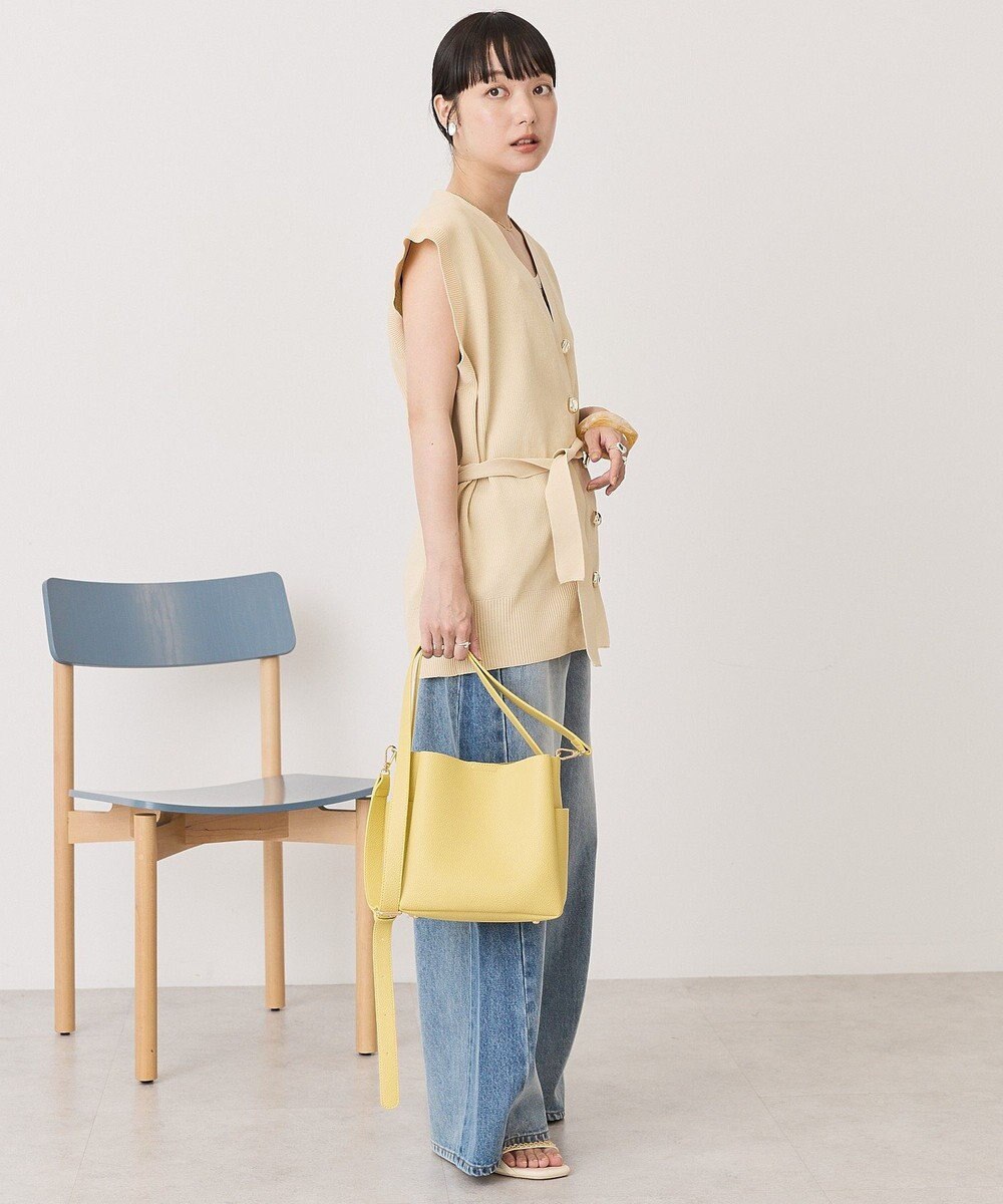 AMERICAN HOLIC 金ボタンニットジレ 