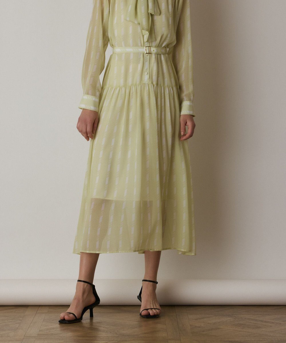 GRACE CONTINENTAL ハートストライプワンピース 