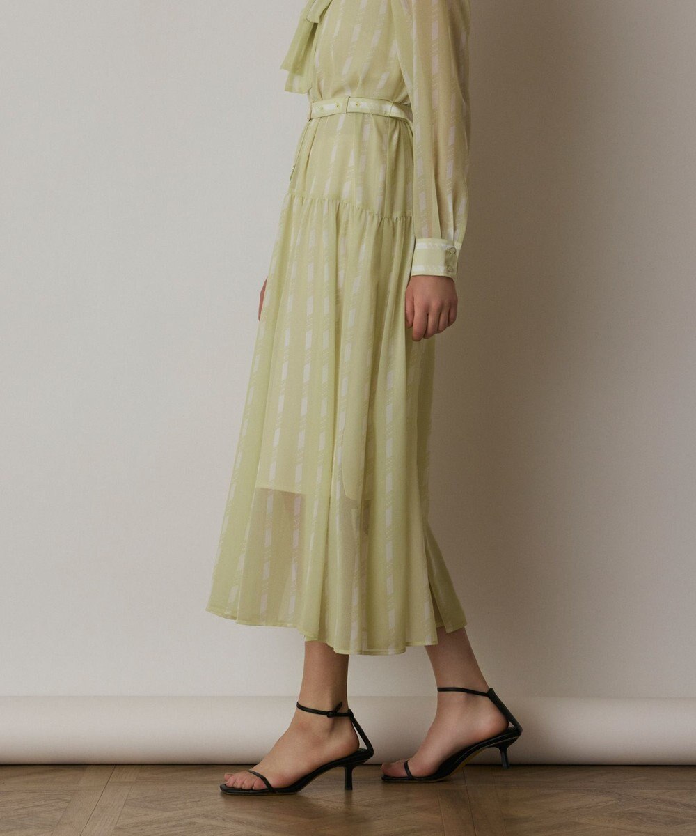 GRACE CONTINENTAL ハートストライプワンピース 