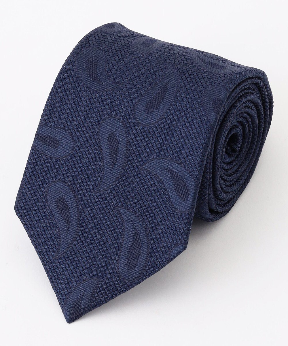 JOSEPH ABBOUD 【イタリア生地・日本製】ジャカードペイズリー ネクタイ 