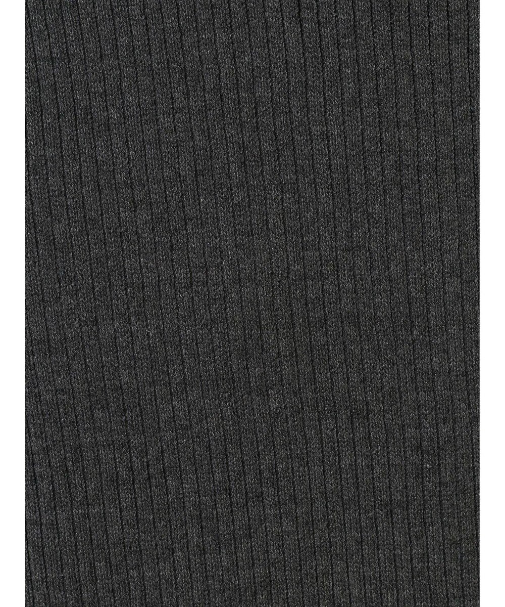 earth music&ecology バイカラートリムニットカーディガン 