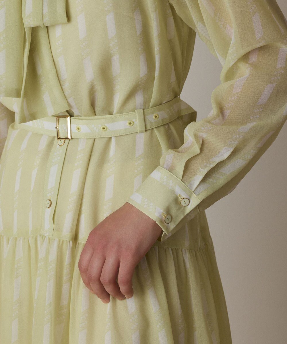 GRACE CONTINENTAL ハートストライプワンピース 