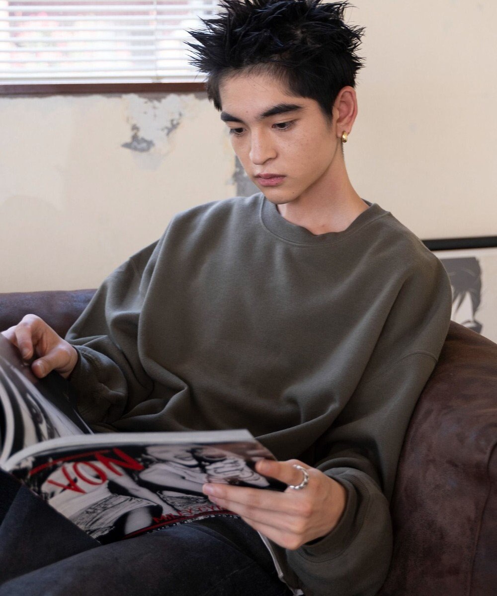 WEGO 【ユニセックス着用/MLXLサイズ展開/新色追加/裏起毛】スウェットプルオーバー 