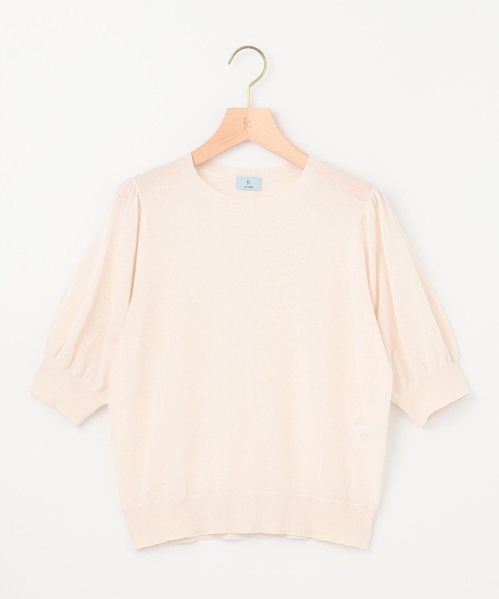 組曲 S シアーパフ袖 ニット 