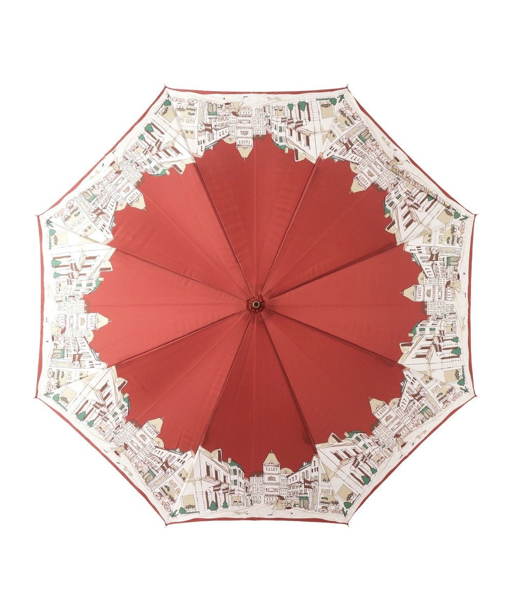 MOONBAT 【日本製】ダックス (DAKS) 長傘 街並みカラープリント 