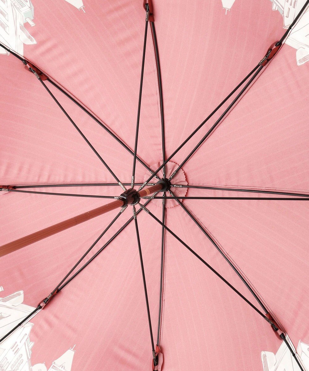 MOONBAT 【日本製】ダックス (DAKS) 長傘 街並みカラープリント 