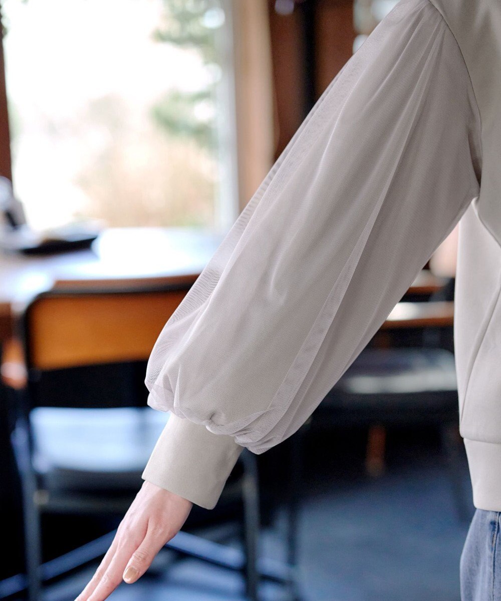 Tiaclasse 【洗える】チュールレースソフトダンボールジャケット 