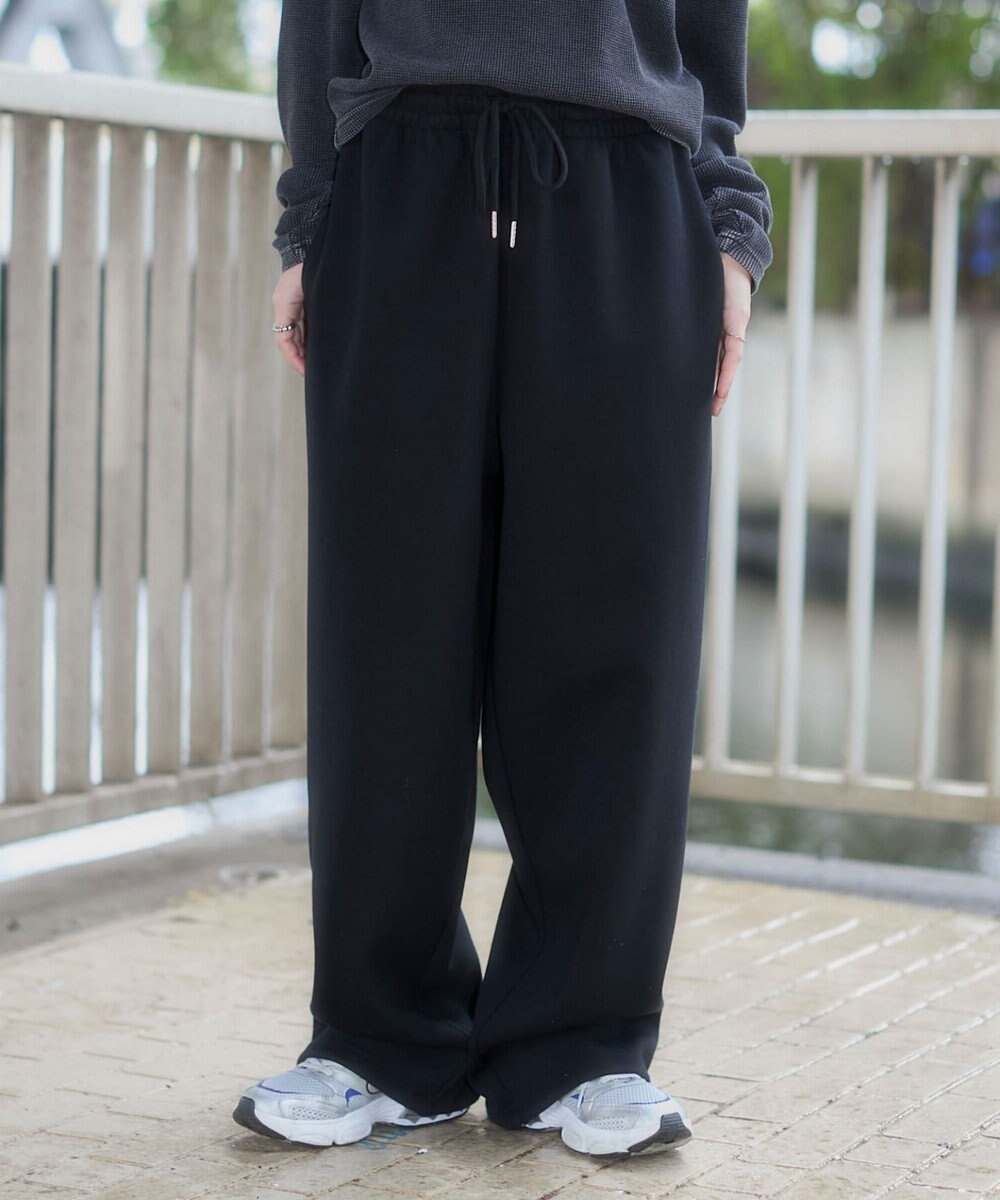 WEGO 【ユニセックス着用ITEM/MLサイズ展開/ウエストゴム】ボンディングスウェットパンツ 