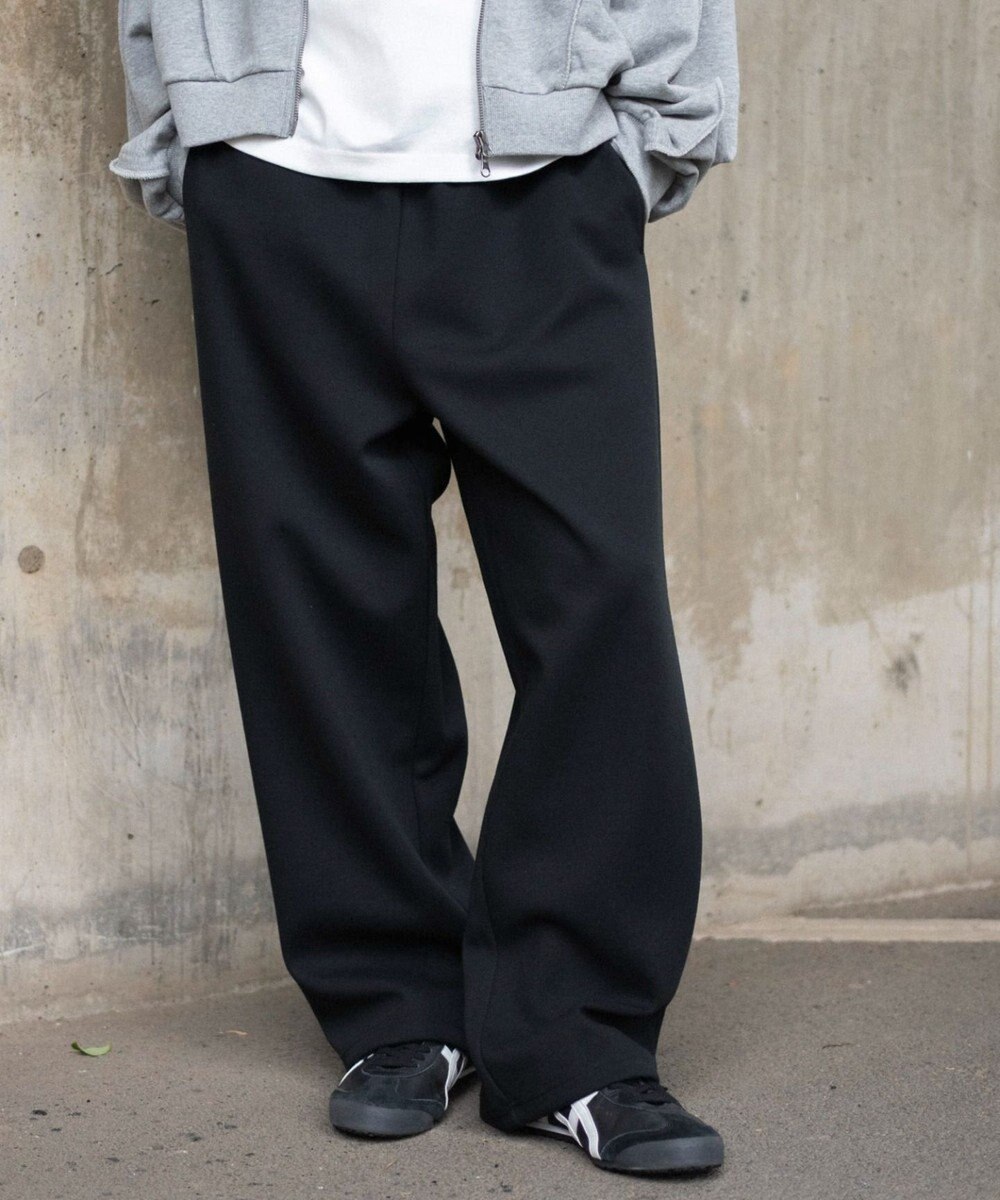 WEGO 【ユニセックス着用ITEM/MLサイズ展開/ウエストゴム】ボンディングスウェットパンツ 