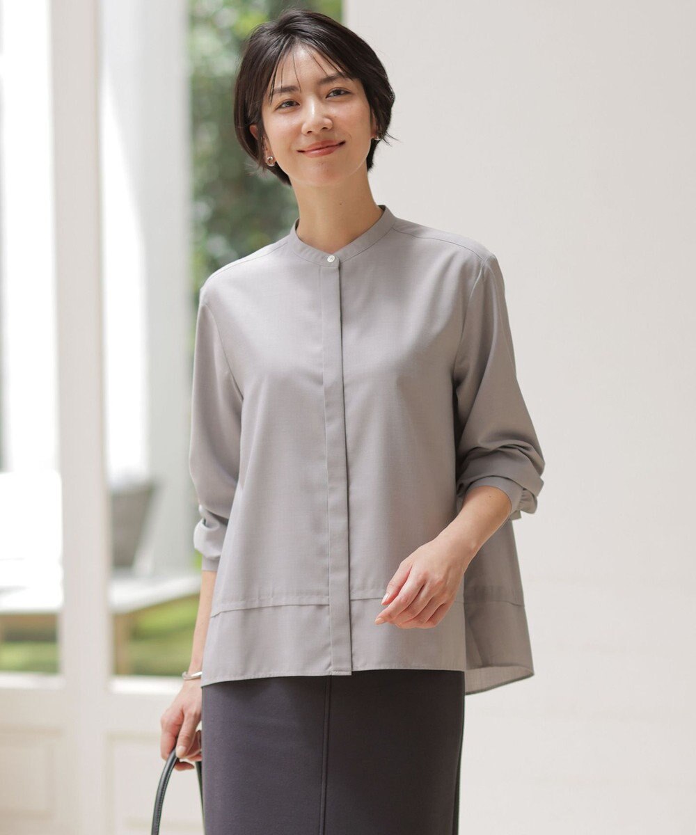 J.PRESS LADIES LIMBLESS50ツイル ブラウス 