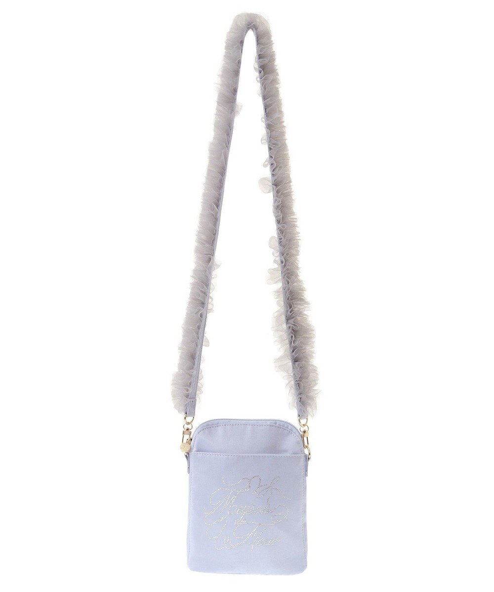 Maison de FLEUR EC限定チュールハンドルラインストーンショルダー 