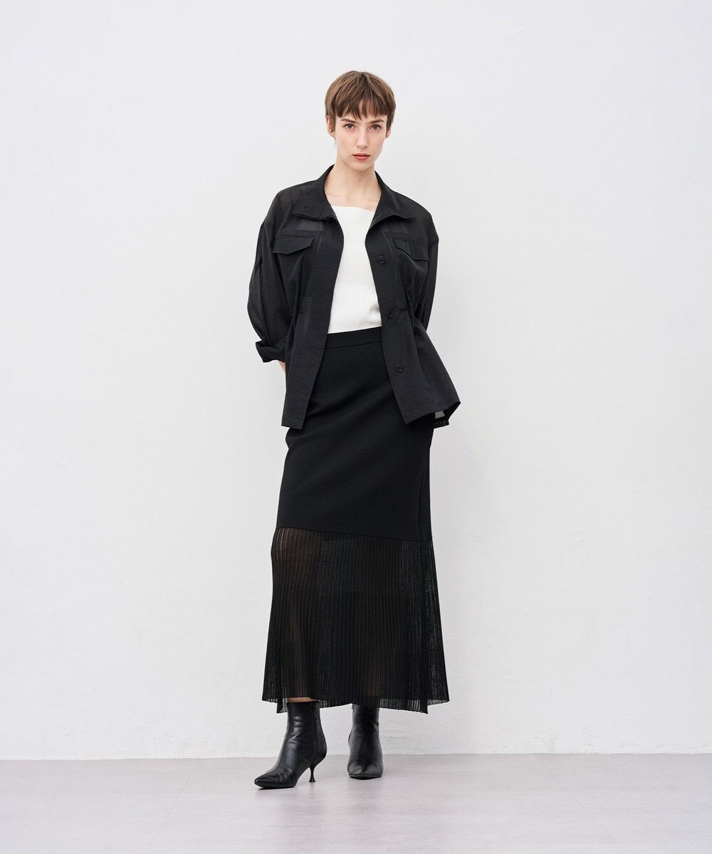 uncrave リブニット カップ付きキャミソール 