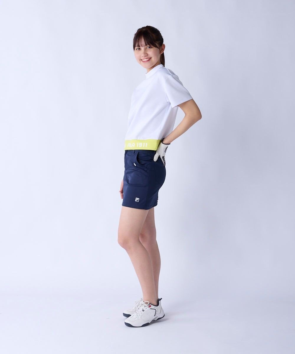 FILA GOLF／marie claire 【FILA GOLF】 ダンボールニットモックシャツ 