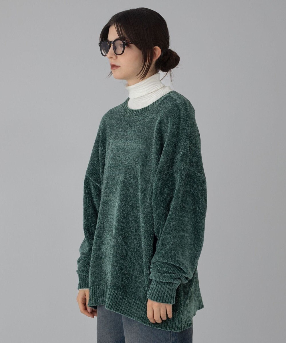 WEGO 【ユニセックス着用ITEM/MLサイズ展開】ベロアモールプルオーバー 