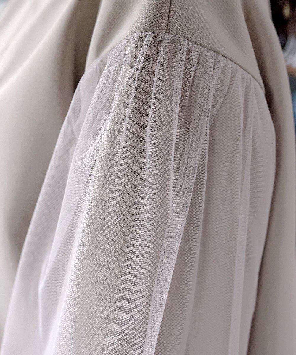 Tiaclasse 【洗える】チュールレースソフトダンボールジャケット 