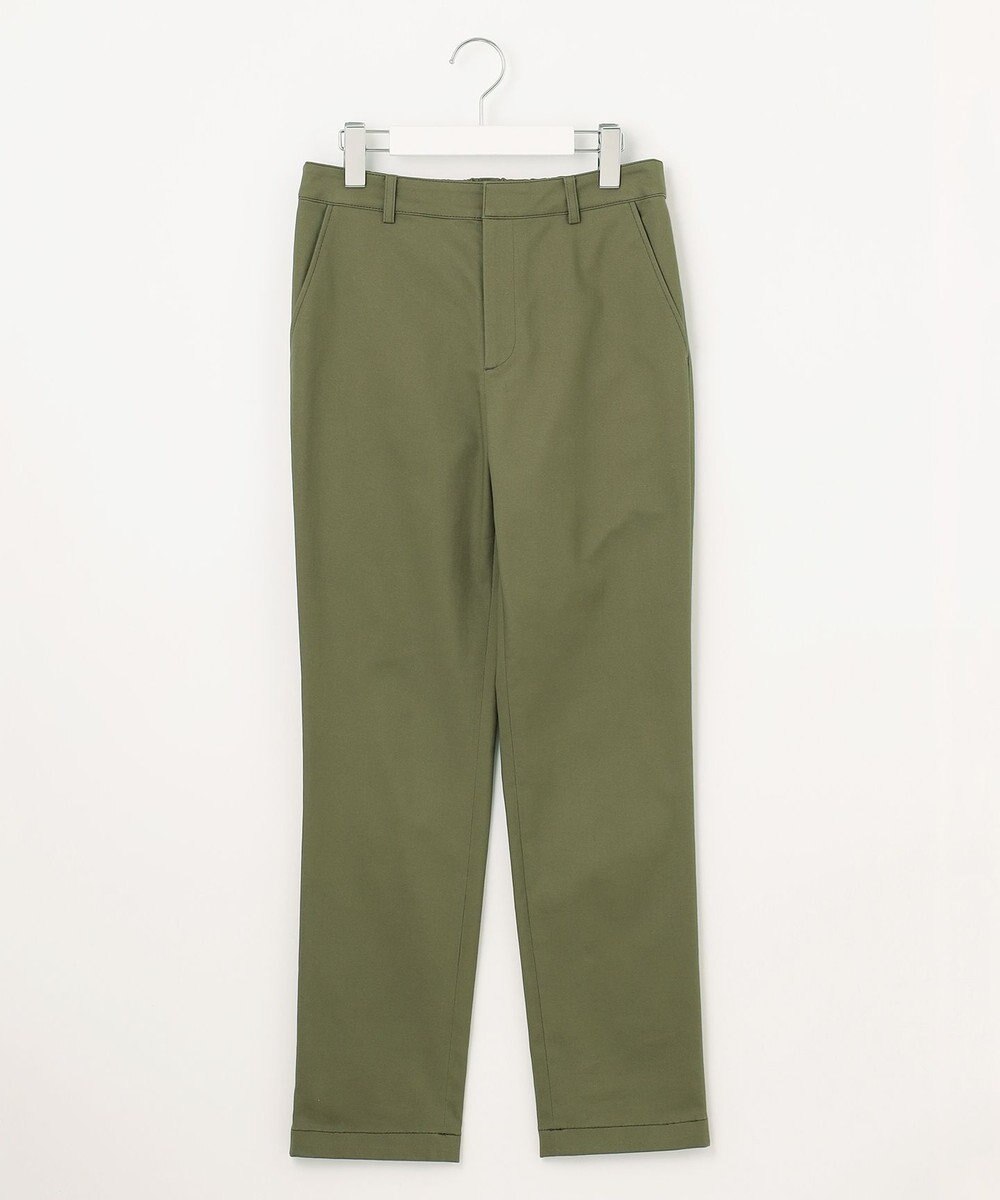 J.PRESS LADIES 20チノストレッチ テーパード パンツ 