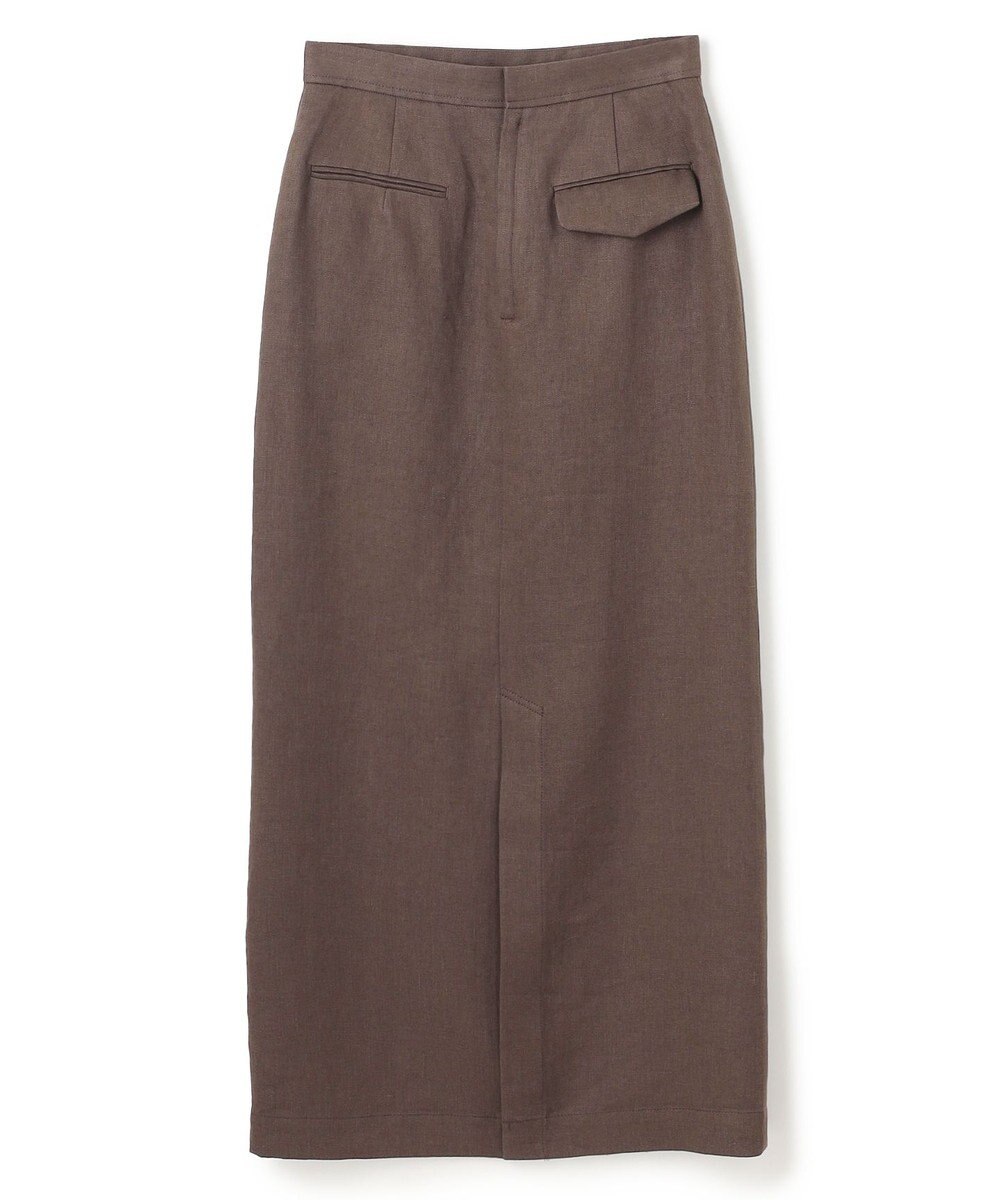 BEIGE， 【Oggi 5月号掲載】CRINUM / Iラインリネンマキシスカート 