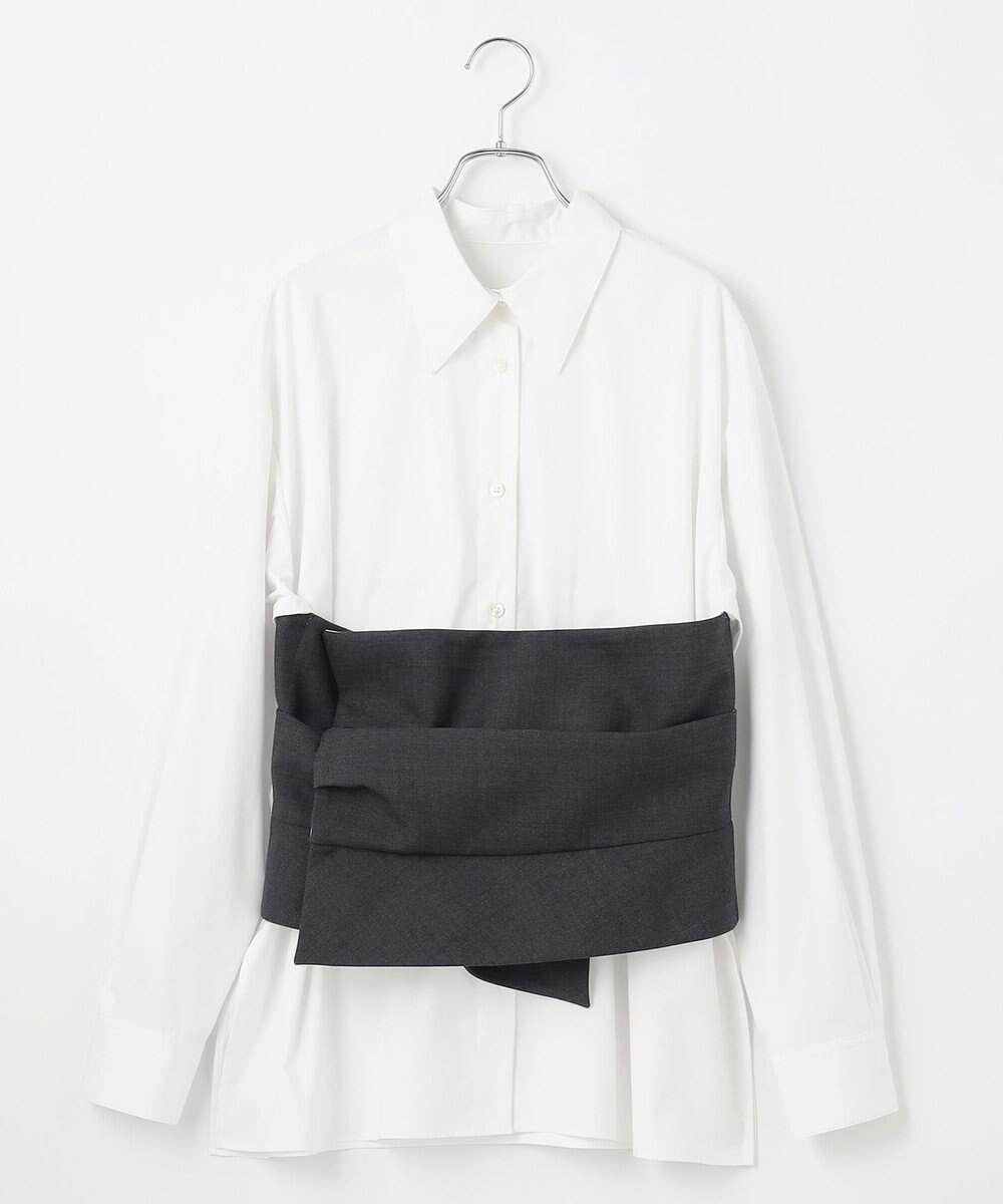 #Newans ビスチェレイヤーシャツ 