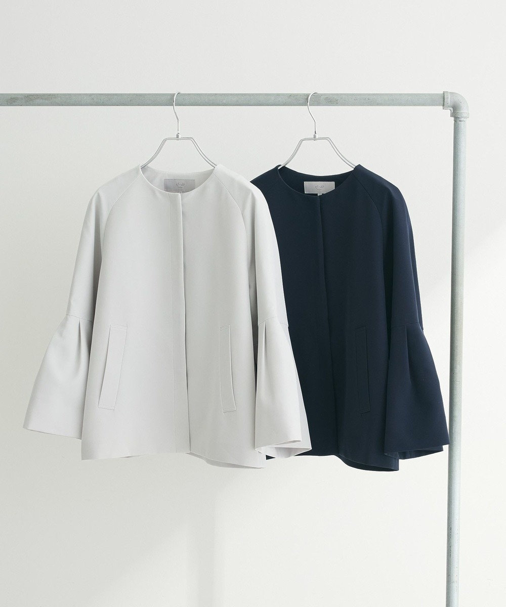 Green Parks ef-de タック袖ラグランジャケット 