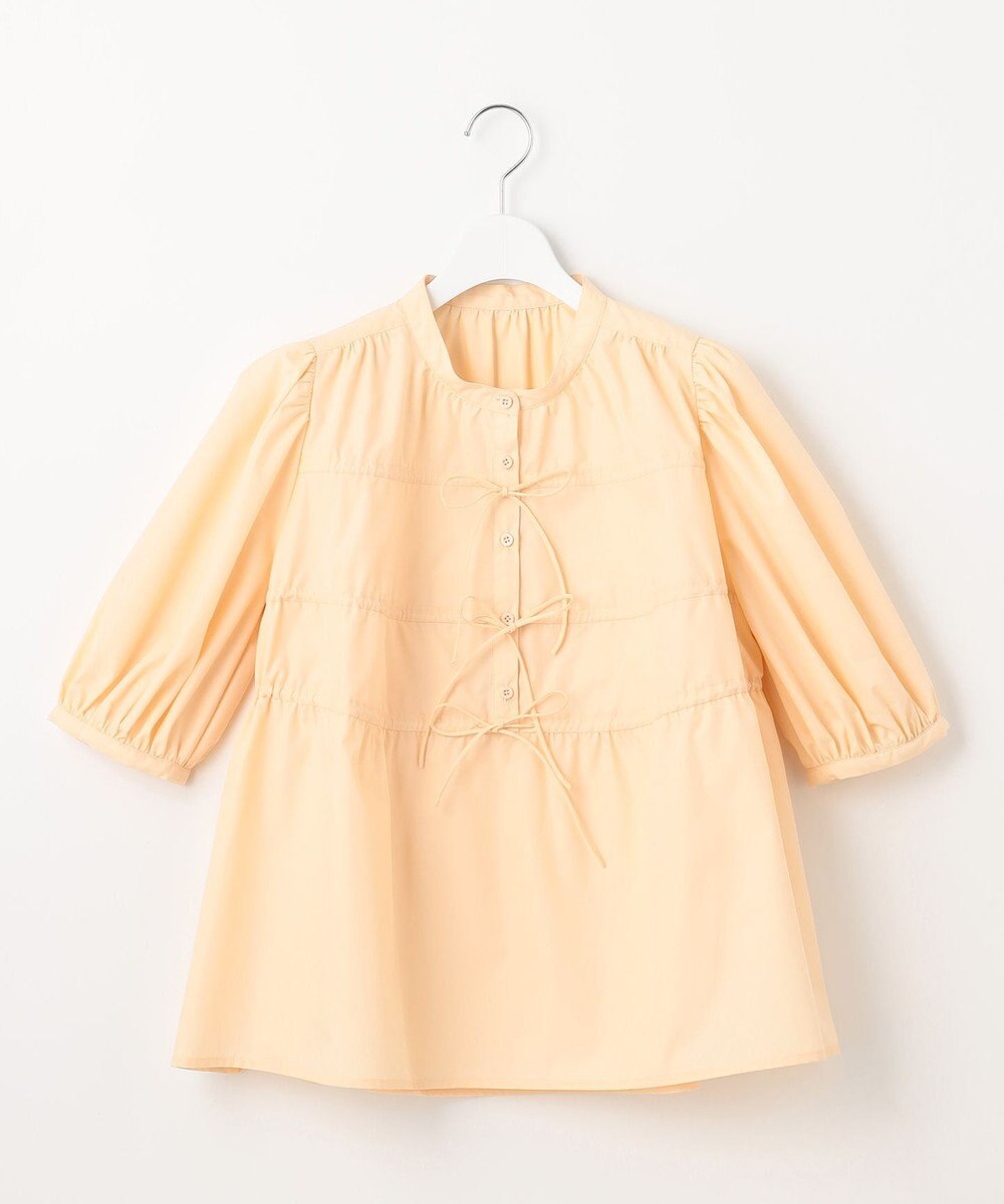 Feroux リボンギャザー ブラウス 