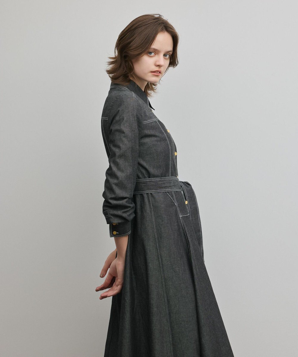 GRACE CONTINENTAL シャツフレアワンピース 