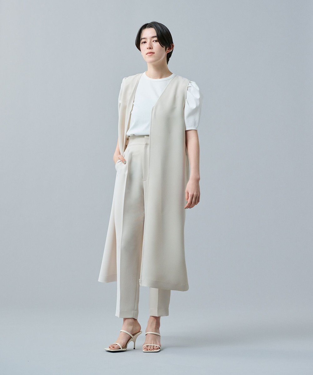 uncrave ウォッシャブル ダブルクロス パンツ 