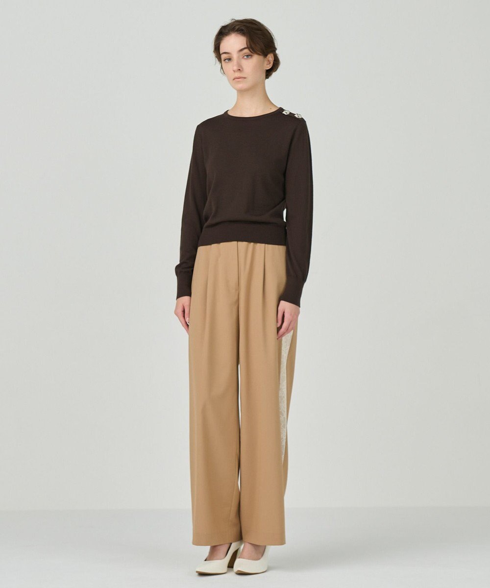 GRACE CONTINENTAL クルーニットトップ 