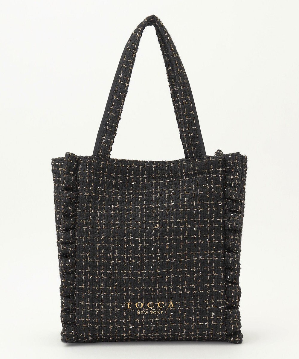 TOCCA 【ヨンア×大人百花×TOCCAコラボカラー有り】PRECIOUS WAVES BAG WITH POUCH ポーチ付きトートバッグ 