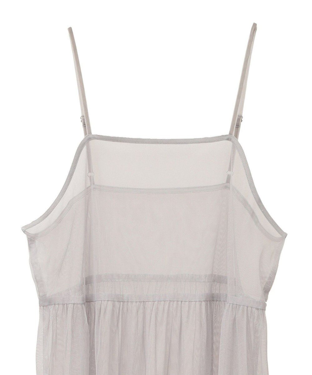 earth music&ecology チュールティアードキャミワンピース 